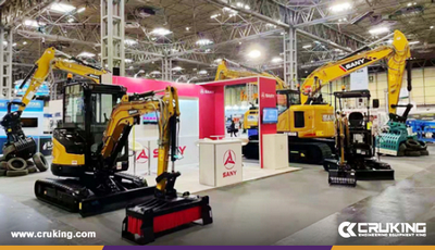 SANY Excavator Debuts at RWM Exhibition in UK