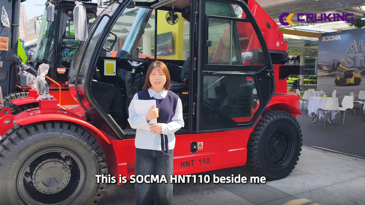 Work Faster with the SOCMA HNT110 Telehandler