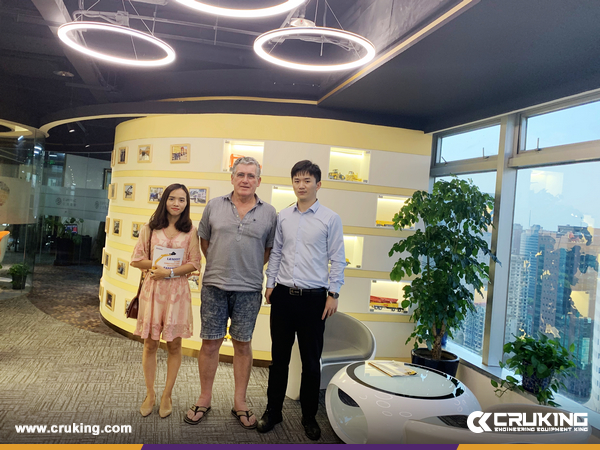 New Zealand Client Visited HELI Factory for Forklift CPCD25