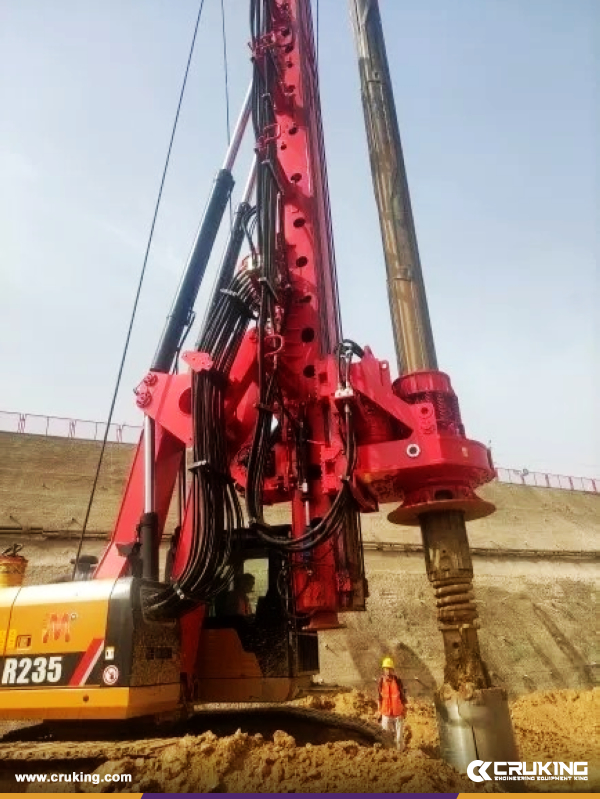 SANY SR235M, A Powerful Tool for Pile Foundation Construction