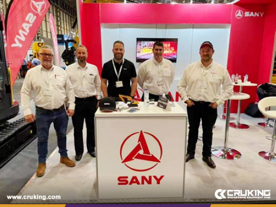 SANY Excavator Debuts at RWM Exhibition in UK