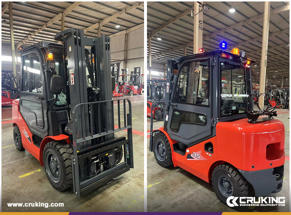 Chile - 1 Unit HELI CPQYD35 Forklift & 3 Units EP 20ETH SUS pallet trucks & solid tyres