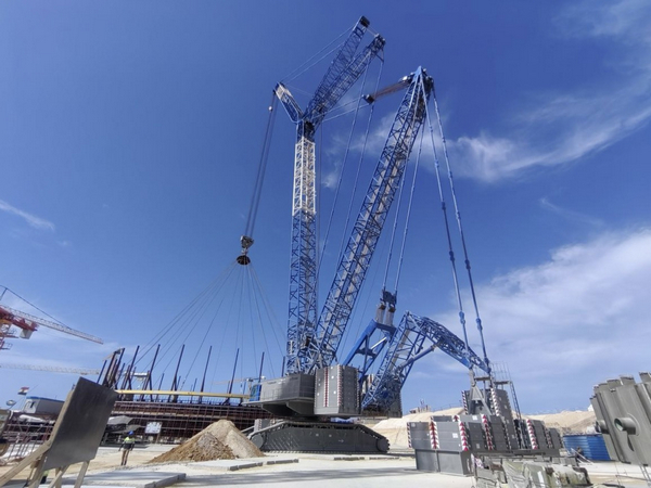 ZOOMLION's Mega-Tonnage Cranes Serve Daba Nuclear Power Plant
