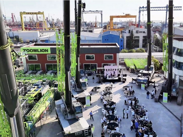 ZOOMLION Construction Crane New Products Showcased in Turkey