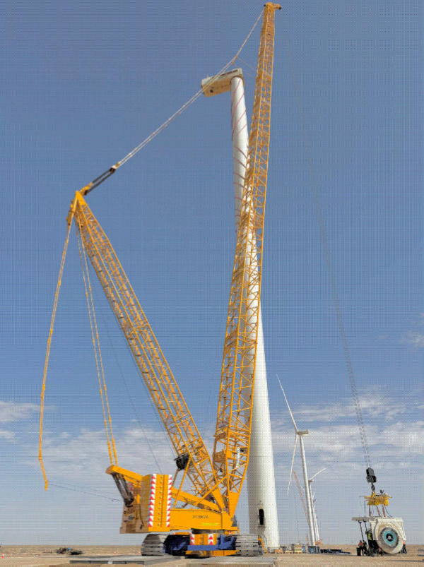 ZOOMLION's Ultra-Heavy-Duty Cranes Collaborate in Operation