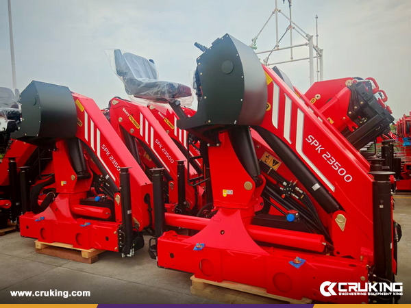 UAE - 5 Units SANY SPK23500A Palfinger Knuckle Boom Crane