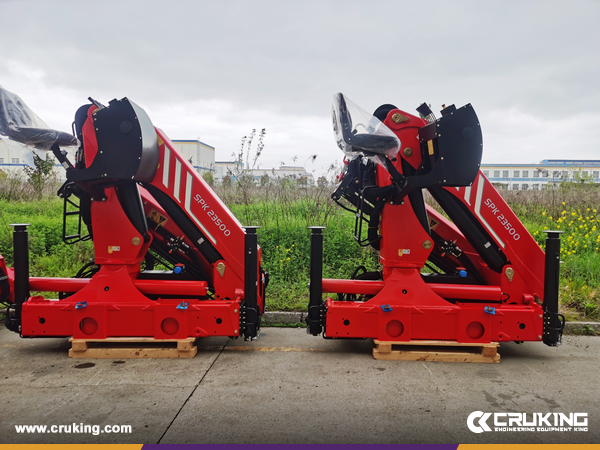 UAE - 5 Units SANY SPK23500A Palfinger Knuckle Boom Crane