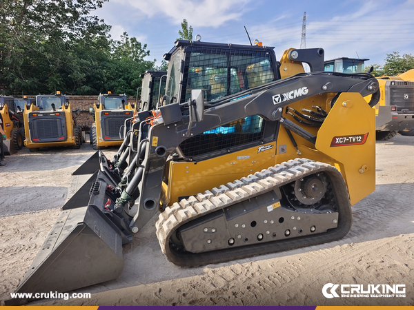 Guyana - 2 Units XCMG XE60GA Crawler Excavator & 2 XC7-TV12 Track Steer Loader